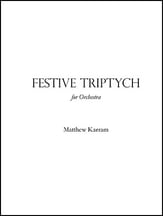 Festive Triptych Orchestra sheet music cover